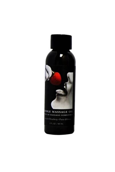 Earthly Body Ulei de masaj, aromă de căpșuni, 60 ml