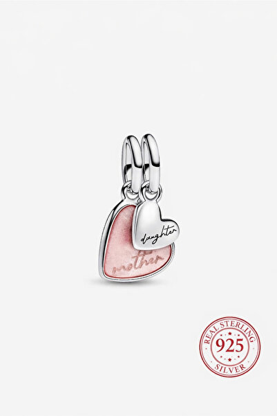 Lovecharm قلادة S925 قابلة للفصل بتصميم الأم والابنة