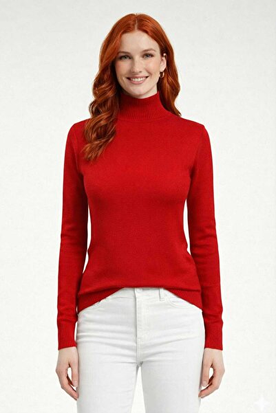 Neden Tekstil Half-Neck Knitwear Sweater