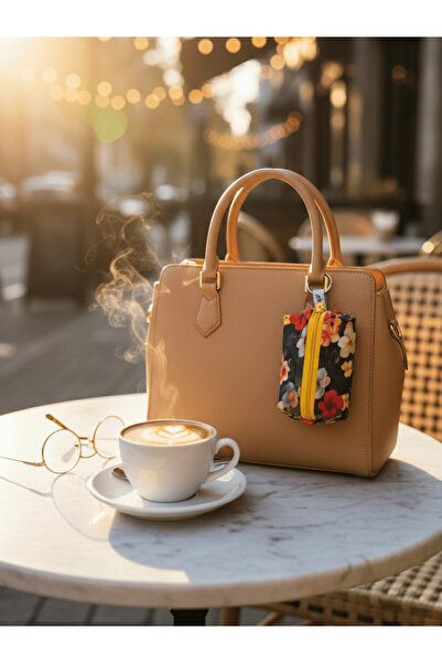 Ays Quilt Multi-Purpose Keychain Bag Charm - AirPods Case - Mini Lipstick and...