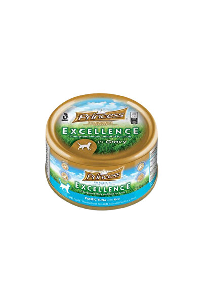 PRİNCESS Premium Excellence can Pacific Tuna with Rice 70g Pack of 24