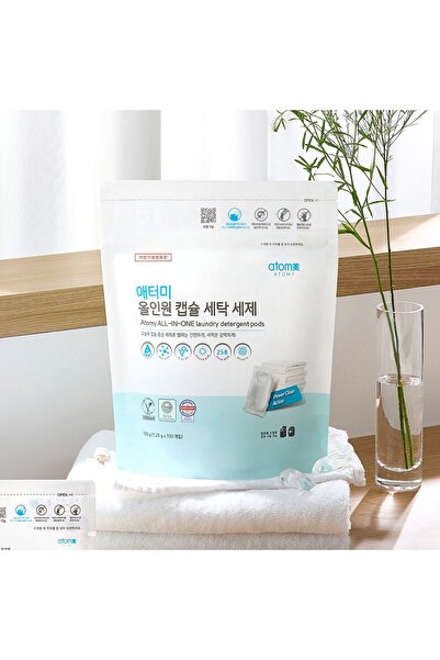 ATOMYTR ATOMY Kapsül Çamaşır Deterjanı 100’lü – Güçlü Leke Çıkarıcı, Ferah Ko...