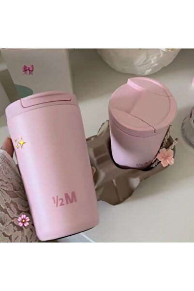 Halfmoon Half a million pink mug