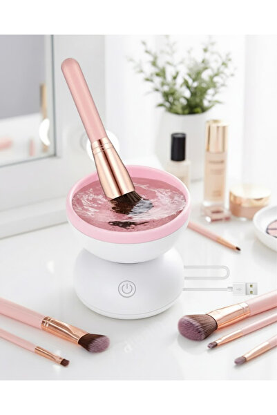 Lisinya Electric Makeup Brush Cleaner USB Powered Automatic Brush Washing Mac...