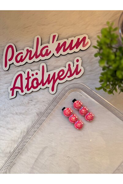 SOFT 2-комплект капелюшок з фігуркою, блискітками, бантиком і затискачем у ви...