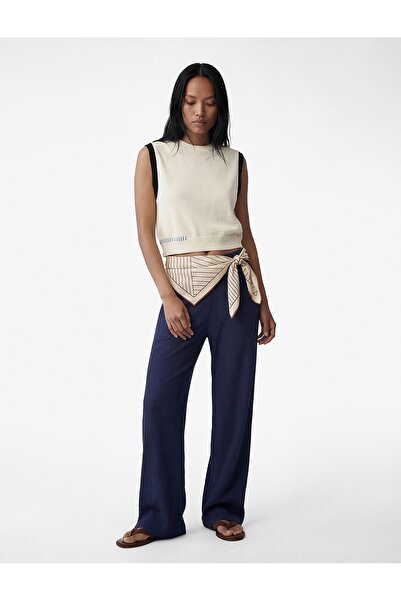 Koton Sa dodatkom viskoze Klasične kroj Slim fit pantalone