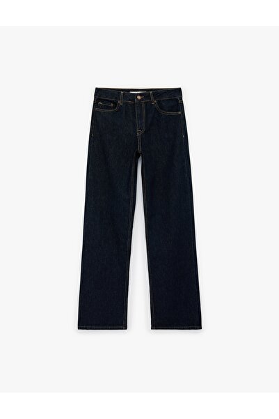 Koton Women's Jean Pants 6Sal40095Md Medium Indigo