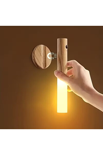 YEO AYDINLATMA Sensörlü USB Şarjlı Mıknatıslı Taşınabilir Duvar Aplik Masa La...