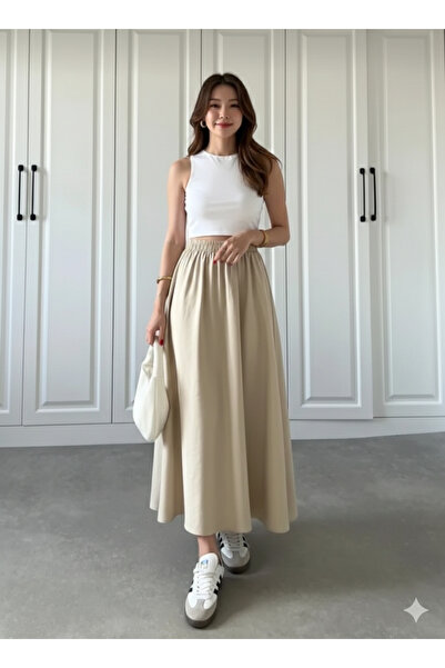 lillia kids Elastic Waist Double Skirt