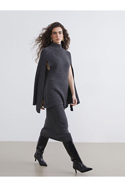 LC Waikiki Sparkling Choices Waist Corded Ribbed Knitwear Skirt from Shining ...