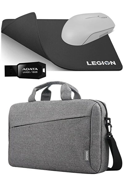 LENOVO 300 Kablosuz Mouse + T210 Notebook Çanta + Legion Mouse Pad + Adata UV...