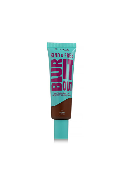 RIMMEL LONDON Kind & Free Blur It Out Mattifyinge Skin Tint SPF 20 (510 Cinna...