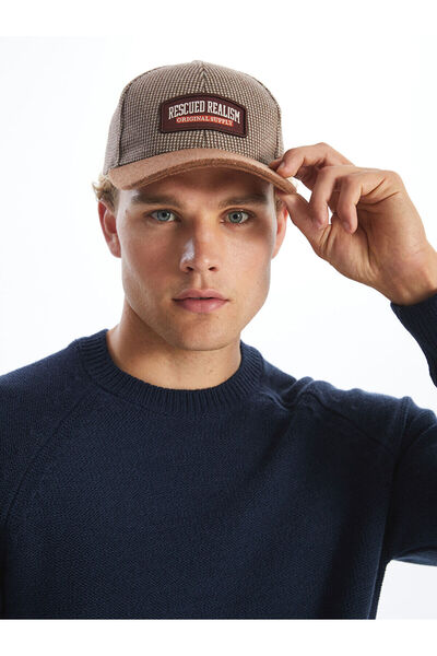 LC Waikiki Özmarka New Season Men's Cap with Text Embroidery