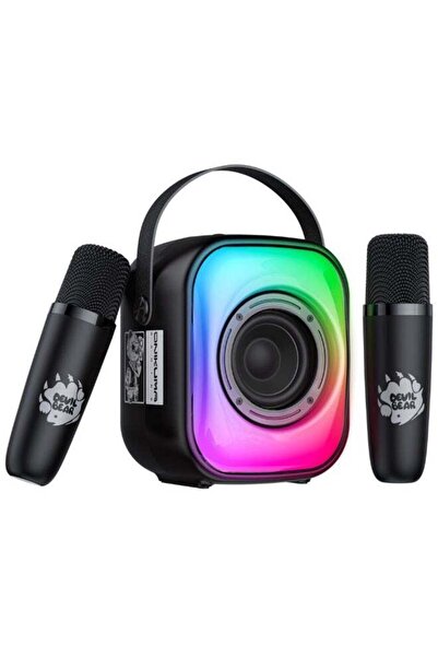 Onikuma L7 5W Karaoke Bluetooth Speaker with 2 Microphones