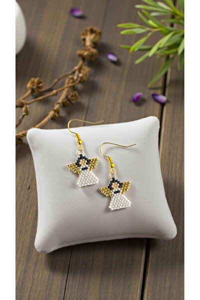 SEARD أقراط ميكوي المصنوعة يدويًا على شكل ملاك 1