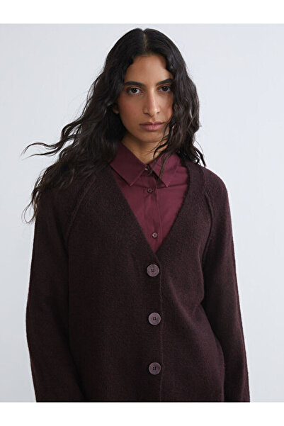 LC Waikiki Sparkling Choices V Planting Women's Knitwear Cardigan from Shinin...