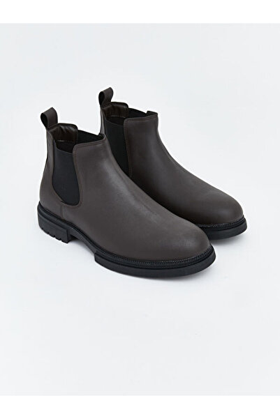 LC Waikiki Rmz Gi̇yi̇m Farkiyla Thick Sole Men's Boots with Elastic Sides