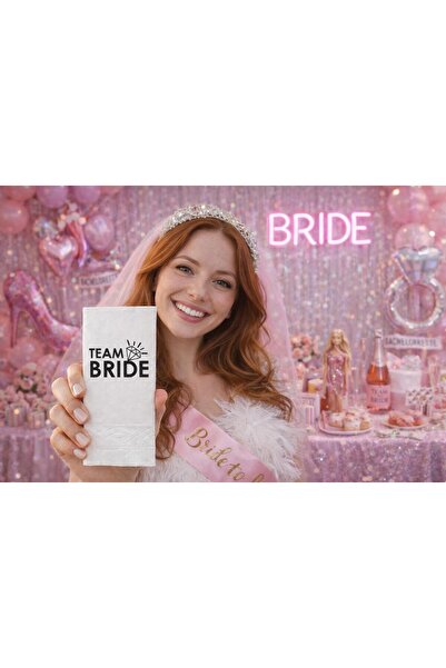 Palo Santo Bride Team Desenli Baskılı Peçete 20 adet