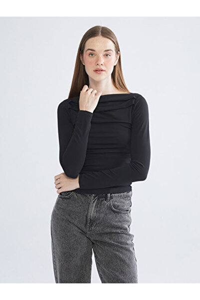 LC Waikiki Rmz Gi̇yi̇m Farkiyla Wide Roba Gathered Blouse