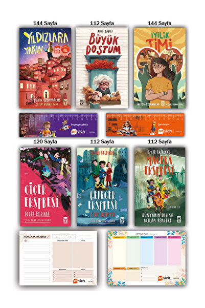 İlk Genç Timaş 4 5 6 Sınıf Okuma Seti - Yıldızlara Yakın - Büyük Dostum - İyi...