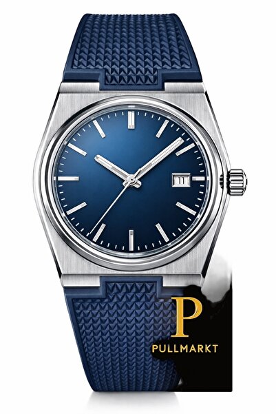 pullmarkt ساعة يد تناظرية مع تقويم