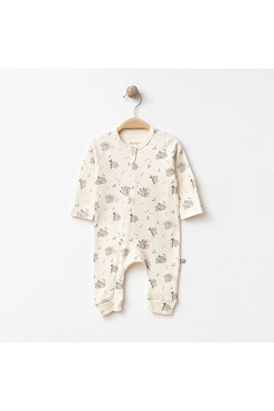 QBABY %100 Pamuklu OEKO-TEX Sertifikalı Unisex Koala Fermuarlı Bebek Tulum 3–...