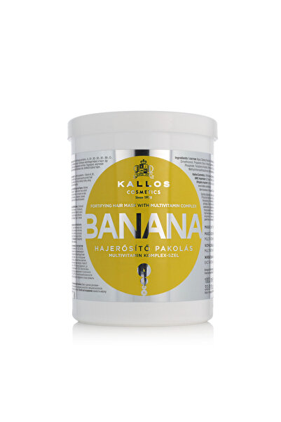 Kallos Cosmetics Маска за коса Kallos Banana с мултивитаминен комплекс 1000 мл