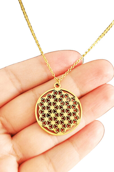 BB BİBUTİKSHOP Sacred Bloom – Flower of Life Symbol Necklace