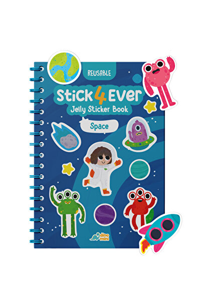 Neobebek Stick4Ever - Space (Tak Çıkar Jelly Sticker Kitabı)