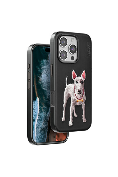 eco port iPhone 16 Pro Max Permanent Pattern Cover - Black