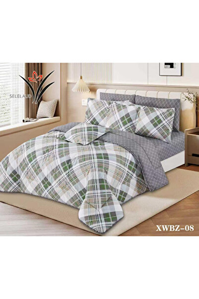 somilan 8-piece duvet set, 260cm x 240cm, Super King size, 100% microfiber