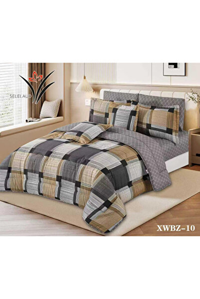 somilan 8-piece duvet set, 260cm x 240cm, Super King size, 100% microfiber