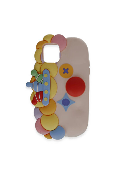 eco port iPhone 12 Case Poky Character Silicone Cover - Pattern 7