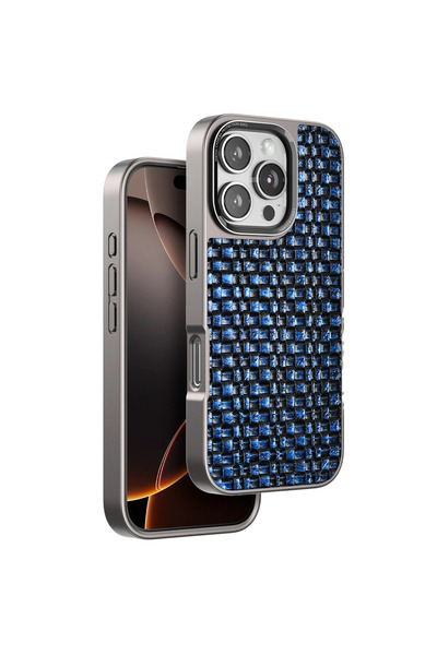 eco port iPhone 16 Pro Max Brand Cover - Navy Blue