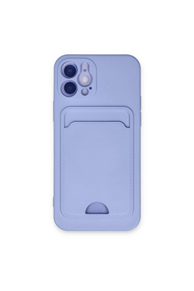 eco port iPhone 12 Case Kelvin Silicone with Business Card - Lilac
