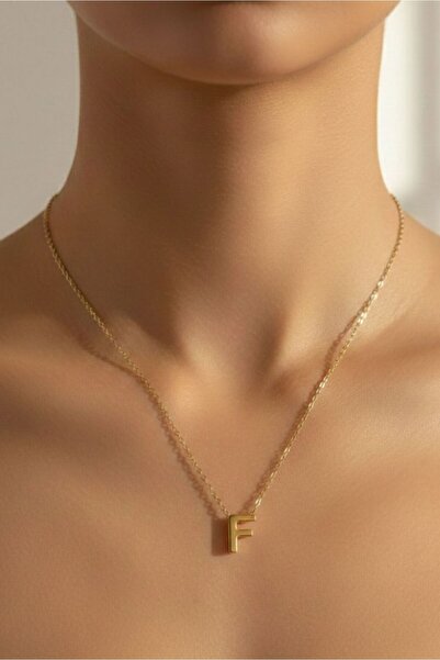 Osha Aksesuar قلادة حرف F