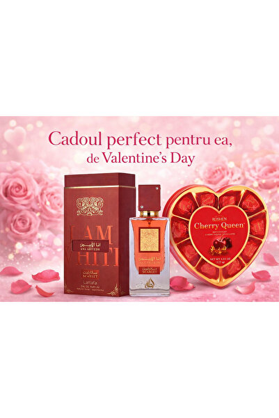 Lataffa Pachet Ana Abiyedh Scarlet, Eau de Parfum, Femei, 60 m+ Cadou Praline...