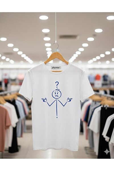 playwear ODJEĆA ZA IGRAJ Unisex široka majica sa otisnutim znakom PITANJA CHI...