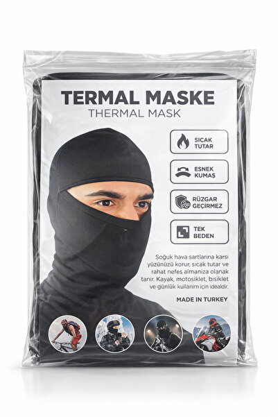 Beksy Accessory İnce Termal Maske – Motorcu, Kurye ve Kayakçılar İçin Rüzgar ...