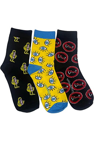 golden pineapple Long Socks - 3 Pairs