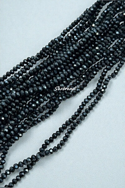 SavBrand 4 mm kristalne perle – tamnoplave boje – 10 niti