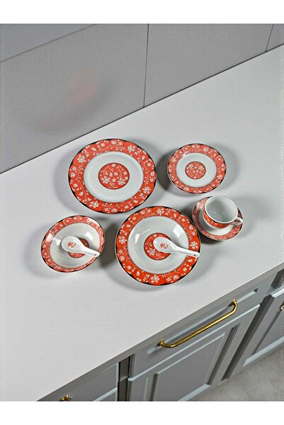 AR HOME 42 Pcs Porcelain Dinner set - Round Shape - 6 Person