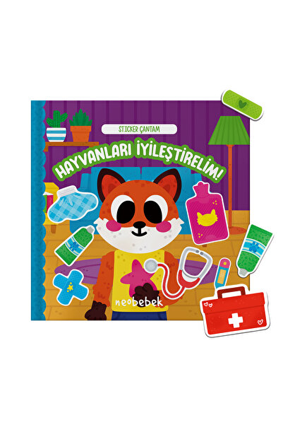 Neobebek Sticker Çantam - Hayvanları İyileştirelim! (Jelly Stickerlı Hikaye K...