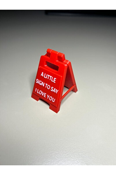 Miniature Love Sign - a little sign to say i love you decorative figurine