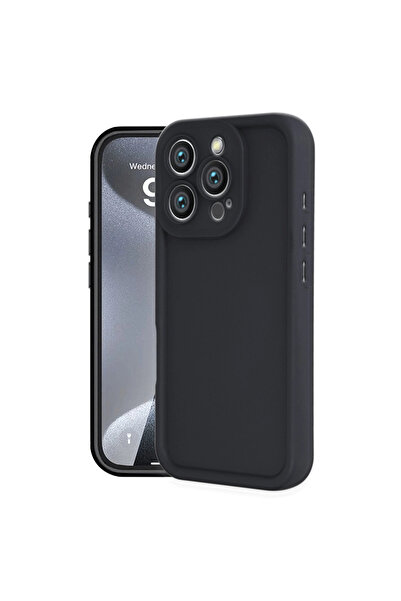 eco port iPhone 16 Pro Max Case Viera Silicone - Black
