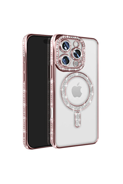 eco port iPhone 16 Pro Max Case Joke Silvery Magneticsafe Case - Pink