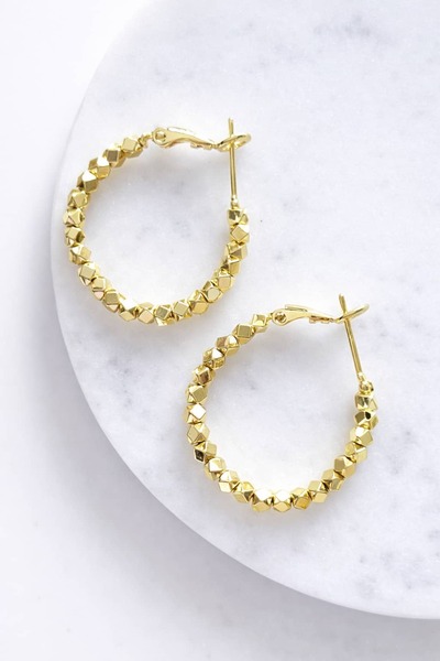 CHARMLUCKY ÖZEL SERİ KÖŞELİ KÜP HALKA KÜPE