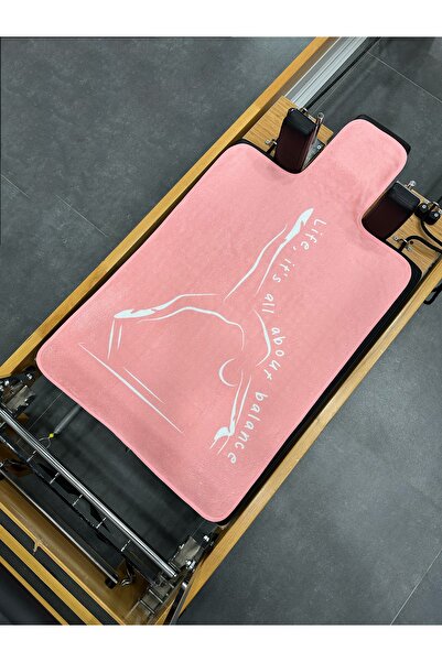 ZENITY Reformer Pilates Havlusu - Pamuklu Yüzey, Kaydırmaz Taban