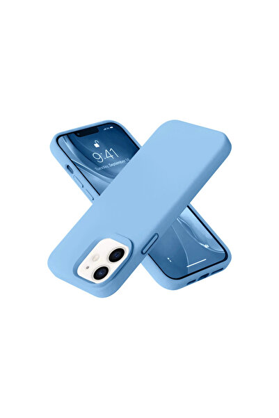 eco port iPhone 12 Case Nano Velvet Silicone - Blue