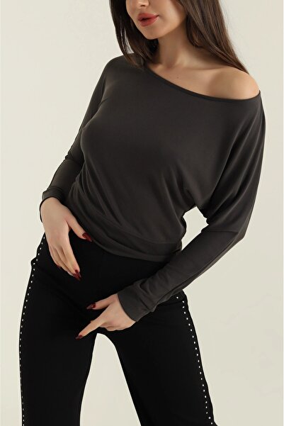 DESIGN AND ME KAYIK YAKA MODAL BLUZ